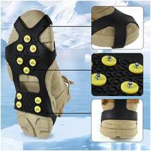 Gai chống trượt trên băng, gai bám tuyết, đinh leo núi cho giày và ủng, bọc giày chống trượt để đi trên tuyết và băng, gai đi bộ bằng cao su chống trượt, giày dép, lựa chọn mùa xuân hè, quà tặng cho phù dâu, trang trí phòng ngủ, trang trí phòng ngủ, bãi biển, du lịch, dành cho nam, dành cho nữ, kỳ nghỉ - Nhiều màu - Xem 3