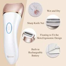 Hatteker 2in1 Electric Waterproof Household Multifunctional Hair Epilator - White - View 9