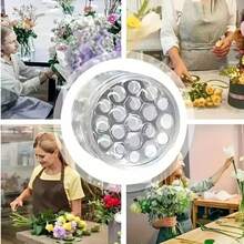 10-Piece Pack, 2 Sizes, Reusable Flower Arranger, Transparent Plastic Spiral Flower Stem Holder, Flower Field Flower , Bouquet , Bouquet Stem Plastic Flower Arranger Tool, Professional And Home Flower Arrangement Divider, Suitable For Home, Outdoor Garden, Florist, Etc. - Multicolor - View 3