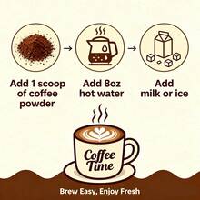 Mushroom Coffee With Adaptogens - Mental Clarity & Natural Focus Enhancer - Sugar-Free Functional Coffee Alternative For Mind And Body - Multicolor - View 6