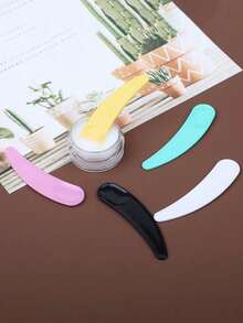 1/2set 30g Empty Cosmetic Jar, Refillable Travel Toiletries Container, Mask DIY Bottle With Lid, Leak Proof Travelling Accessories,With Makeup Spoon,Face Cream, Eye Cream, Lotion, Cosmetic Packaging Bottle,Ointment Bottles, Facial Mask Bottles, Empty Portable Cream Jar Cosmetic Container Travel Bottles(Spoon Color Random) - Multicolor - View 4