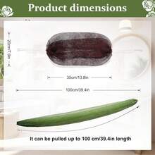 African Net Sponge, Authentic Exfoliating Bath Sponge, Deep Cleansing, Long-Lasting Scrub, Unisex Bath Product, Body Scrub Exfoliating Bath Sponge, Removes Dead Skin, Elongated Flat Design, Suitable For Back, Feet And Scalp - Bath Accessories - Green - View 2