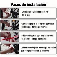 Popotes Cubre Rayos Para Moto Cross Spokes Bicicleta 4*72pcs - Amarillo - Ver 7