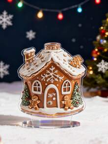 1 Stück Weihnachts-Feiertags-Zwerg Acryl 2D flache Tischdekoration - 3 Zwerge, geeignet für Schlafzimmer, Küche, Büro, Garten, Innen- und Außenbereich