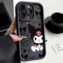 SANRIO Funda de Teléfono Original Y2K Cute Kuromi para 17/16/15/14/13/12/11 Pro Plus 4G 5G Cubierta Suave de TPU - TYB-188TY7506A1 - Ver 13