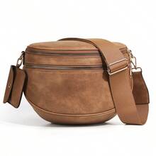 GAINSNS Ladies' Saddle Bag Checked Pattern Crossbody Bag For Women Girls Sling Bag With Adjustable Strap And Coin Purse Stylish Urban Minimalist Commuting Lightweight Single Shoulder Women's Bag - Nhiều màu - Xem 16