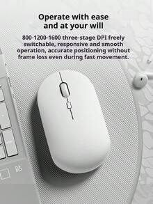 Mouse senza fili HP M241: funzionamento silenzioso, durata batteria 6 mesi, sensibilità regolabile, connettività Bluetooth, adatto per lavoratrici d'ufficio donne, laptop, tablet e desktop.