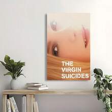 Framed The Virgin Suicides Movie Poster Print, Canvas Wall Art, Room Decor, Movie Art, Gifts For Him/Her, Wall Art Print, Art Poster For Gift For Halloween, Christmas, Living Room, Room And Bathroom Decorations - 裱框 - 查看 5