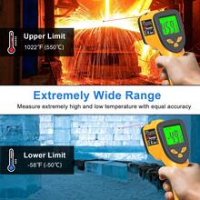 L.A.OL.A.U [红外线测温枪] L.AOL.AU 手持式红外线测温枪 - 红外测温枪，非接触式数字温度计，适用于烹饪、披萨烤箱及工业领域 - 彩色 - 查看 8