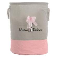 Laundry Basket For Girls, Foldable Children's Toys, Laundry - Baby Pink - View 4