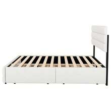 Bed Frames - Beige + Linen - View 5