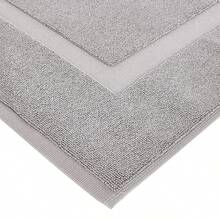 Basics - Alfombra de baño con bandas, 20 x 31 pulgadas, gris claro - Gris Claro - Ver 11