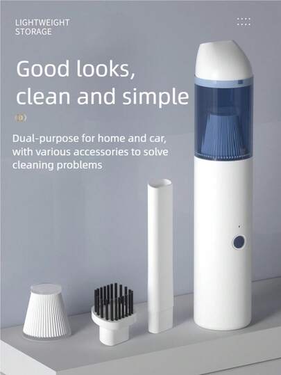 Powerful held Car Stofzuiger Cleaner Fast Charging, Low Noise, Portable High Suction Pet Hair Interiors view 3