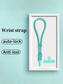 1pc New Dopamine Phone Lanyard, Wrist Strap Design, Unisex, Anti-Theft & Anti-Lost, Compatible With Camera, Bag, Water Bottle, Keys, Etc. Anti-Theft Neck Strap With Traction Ring, Adjustable Phone Lanyard, Phone Necklace Lanyard Hook, Phone Strap