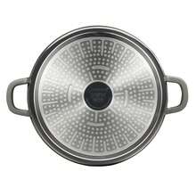 Bergner EXCALIBUR 28cm 6.5L Casserole With Cast Aluminum Lid, Grey - Gray 7 - View 4