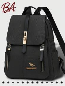 Anti-Theft PU Leather Backpack, Women's Wallet, Multifunctional Fashion Everyday Bag, Lightweight Travel Bag With Multiple Pockets, Large Capacity Minimalist Backpack, Convenient Backpack, Suitable For Students, Nurses, Teachers, Business Professionals, Travel, Commuting, Shopping, Office, Dating, Hiking, Training, Work, Birthday Gift, Holiday Gift, Backpack - Multicolor - View 13