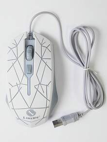 7-Color Backlit Gaming Mouse, Wired Computer/Laptop Mouse, Mechanical Feel USB Wired Mouse For E-Sports, Gaming, Business, Office, Home Use - Multicolor - View 7