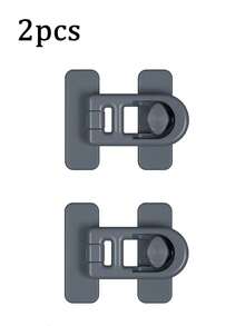 1/2pcs Child Safety Locks - Refrigerator Locks, Drawer Locks, Anti-Child Locks, Cabinet Door Locks, Child Safety Locks, Suitable For Refrigerator, Cabinet, Drawer And Cabinet Door - Multicolor - View 10