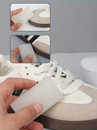 1개 스웨이드 신발 클리너 고무 지우개 - 스니커즈, 옷, 유리, 벽, 바닥, 가구를 위한 비전기 얼룩 제거제 - 다기능 드라이 클리닝 와이프 도구, 부드러운 패브릭 케어, ABS 소재, 크리스마스 홀리데이 테마, 캠퍼스 관련