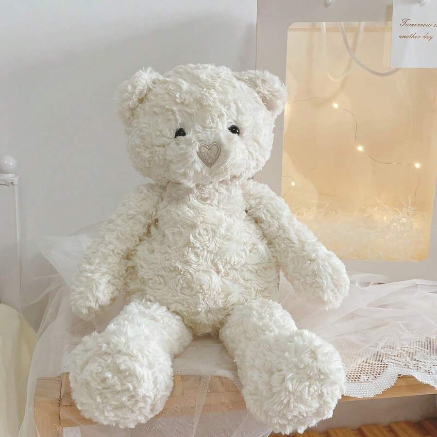 Teddy Bear Plush, Bear Stuffed Animal, Stuffed Animals, Baby Toys, Plush, Toys, Plush Animals, Gifts For Girls, Birthday Gifts For Women - 米色 - 查看 1