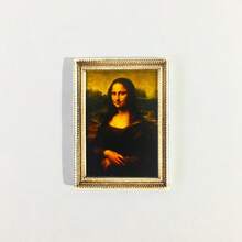 1 pieza Imanes de nevera de resina con pinturas famosas del mundo, pegatinas magnéticas 3D estereoscópicas, calcomanías magnéticas de personajes creativos, parches magnéticos personalizados retro - color - Ver 7