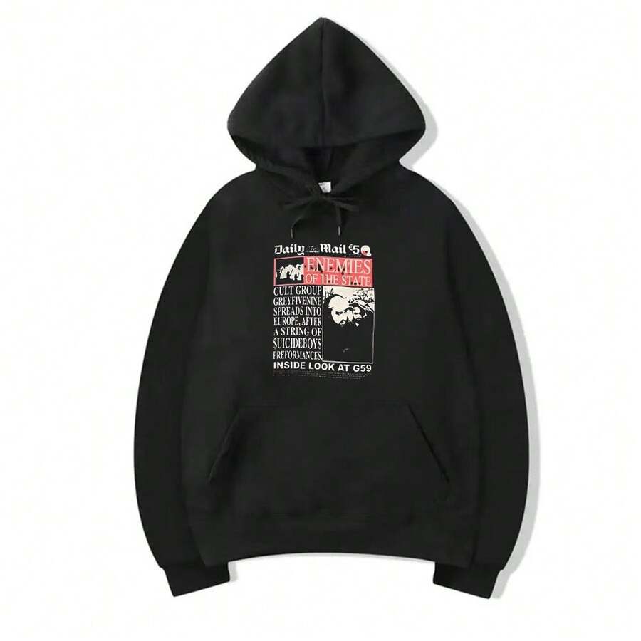 Shirt XL Black G59 Records Merch Concert Hip Hop Band Rap Hoodie - 黑色 - 查看 1