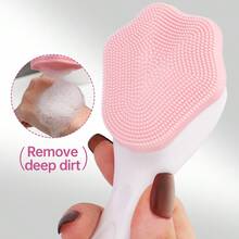 22pcs Pink Hair Care & Massage Set, Suitable For Women, Includes Hair Clips, Hair Ties, Wristbands, Scrunchies, Massage Tools, Face Brush, Scalp Brush, Comes With Luxury Cosmetic Bag, Great For Daily Skincare, Face Massage, Hair Accessories, Best Gift Choice - Multicolor - View 3