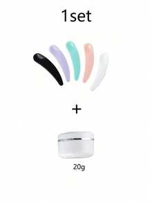 1/2set 30g Empty Cosmetic Jar, Refillable Travel Toiletries Container, Mask DIY Bottle With Lid, Leak Proof Travelling Accessories,With Makeup Spoon,Face Cream, Eye Cream, Lotion, Cosmetic Packaging Bottle,Ointment Bottles, Facial Mask Bottles, Empty Portable Cream Jar Cosmetic Container Travel Bottles(Spoon Color Random) - Multicolor - View 31