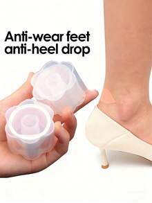 30pcs, Anti-Wear Foot Stickers, Invisible Tape Ankle Wear Stickers, Suitable For Men And Women, High Heels, Leather Shoes, Silicone Foot Stickers. - Multicolor - View 3