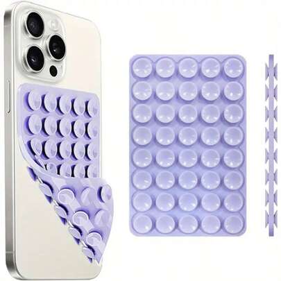 Ốp điện thoại silicon chắc chắn với đế hút hai mặt - Giá đỡ chụp ảnh tự sướng/quay video rảnh tay, phù hợp với điện thoại và Android, quà tặng sinh nhật, giá đỡ điện thoại cho gia đình và bạn bè, phụ kiện điện thoại