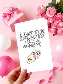 Romantic Valentine's Day Card – Perfect For Expressing Love To Your Partner, Whether Husband, Wife, Boyfriend, Girlfriend, Or Lover. It's A Thoughtful Card To Convey Gratitude And Encouragement.-1PC - Multicolor - View 9