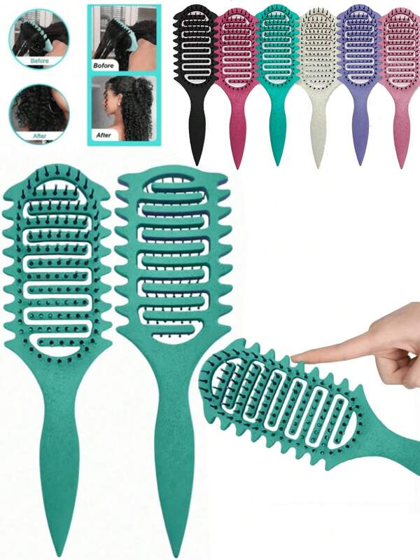 Curl Defining Brush For Wet Hair – Detangling And Styling Comb For Curly Or Straight Hair, Suitable For Men And Women To Shape And Define Curls Or Smooth Straight Hair, Reduce Hair Pulling And Curl Separation, Ideal For Wet Natural Hair, Not Recommended For Dry Wigs, Hair Brush And Comb Tool For Daily Styling, Salon Use And Travel Essentials,Travel Essentials,Travel Essential,Hairstyle,Hairdressing,Hair Brush,Slick Back Brush,Styling Brush,Curly Hair Brush,Edge Brush,Hair Comb,Brush Hair,Hair Brush Set,Comb Hair,Comb For Curls,Detangling Brush,Hair Brush For Women,Hair,Travel,Hair Products,Hair Tools,Hair Stuff,Barber,Barber Accessories,Barbershop,Hairdressing Equipment