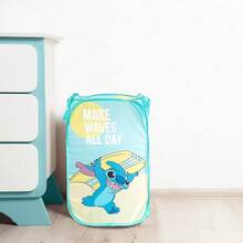 TYUI  Lilo And Stitch Make Waves Pop Up Hamper - Mesh Laundry Basket/Bag With Durable Handles Official  Product - 莉蘿與史迪奇 - 查看 5