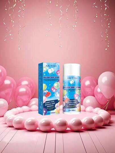 JUE FISH Aerosol Balloon Spray, Delay Oxidation, Balloon Protective Liquid, Gloss Enhancer, Increase Shine, Party Decorations