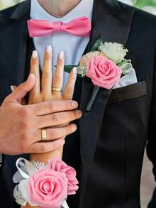 30 Pcs Realistic Roses Artificial Flowers , Fake Roses With Bendable Long Stems, Autumn Decor, Texture Flowers For Wedding Decorations,Home Decor, Arrangement, Event, Holiday,Parties.(Every 30 With 2pcs Of Leaves)