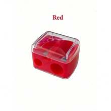 1pc Double Hole Eyeliner, Eyebrow Pencil And Makeup Pencil Sharpener, Mini Portable Multi-Function Pencil Sharpener, Professional Eyebrow Pencil PVC Sharpener Eyebrow Pencil/Portable Girl Makeup/Makeup Application Accessories - Black - View 13