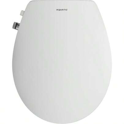 Round Bidet Toilet Seat With Soft Close And Quick ReleaseNonElectric Bidet Seat With Dual Nozzles
