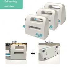 Mini Version (Approximately 16.5*7.8 Cm) Die-Cutting Machine, Manual Embossing Machine For Scrapbooking Beginners (Blue)