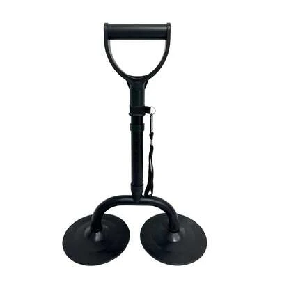 FXLTSBL Adjustable Standing Aid, 272 Kg Capacity, Aluminum Support Tool With Double Base, Lightweight, Portable Design For Easy Installation, 5 Height Levels, Suitable For Various Situations