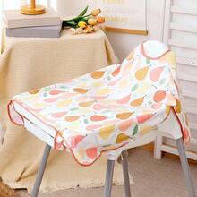 1件装长袖婴儿围兜 - 适合6-36个月的婴幼儿 - 连体式婴儿自主进食围兜 - 易于擦拭，柔软防水 - 彩色 - 查看 3