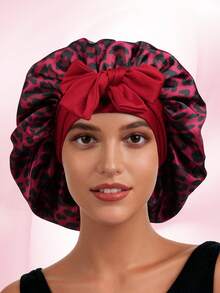 Burgundy Leopard Print