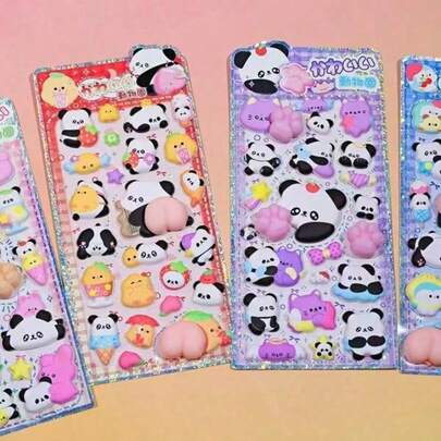 3D可爱贴纸，卡通泡泡3D奖励贴纸，可用于DIY手机、水杯、文具、剪贴簿装饰