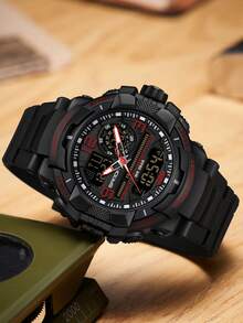 SANDA. SANDA 6130 Brand G- Style Military Watch Men Digital Shock Sports Watches For Man Waterproof Electronic Wristwatch Men - One Size - View 18