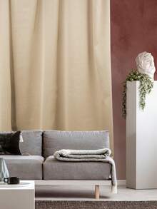 2片装遮光隔热窗帘，带涂层衬里，适用于卧室、客厅、厨房、家居装饰、圣诞礼物