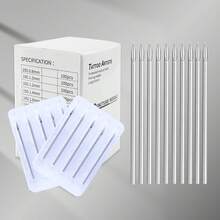 30PCS Body Piercing Needles, 12G 13G 14G 16G 18G 20G Disposable Stainless Steel Piercing Needles For Ear Nose Navel Belly Nipple Tongue Lip Piercing - Silver - View 10