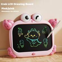 1个11英寸螃蟹造型液晶绘图板，逼真螃蟹设计，可作画板、写字板、涂鸦板、儿童益智玩具、彩色涂鸦板、备忘录板，一键擦除，可重复使用，适合男孩女孩，是返校用品、生日/万圣节/圣诞节的理想礼物，适合3-6岁儿童。 - 液晶畫板 - 查看 15