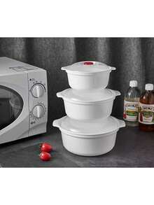 Microwave Round Bowl With Lid, PP Soup Bowl Steamer - Heat In 1-3 Minutes, Enjoy Delicious Kitchen Experience - Multicolor - View 9