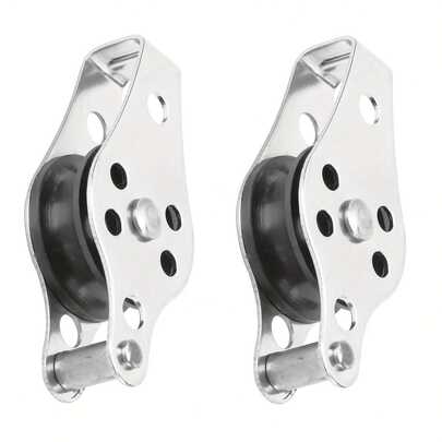 1个耐用钢制滑轮，设计运行平稳，是悬挂和起吊作业的理想选择。