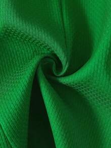 Women's Green Textured Double Breasted Blazer - Elegant Tailored Suit Jacket With Pocket Detail For Office & Casual Wear - 綠色 - 查看 3