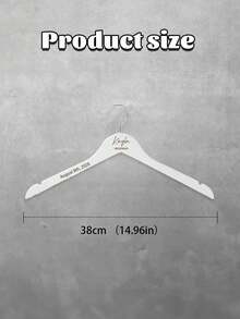 Personalized Bridesmaid Hanger - Wedding Dress Hanger - Wooden Carved Hanger - Bridal Gown Hanger - Wedding Name Hanger - Multicolor - View 10